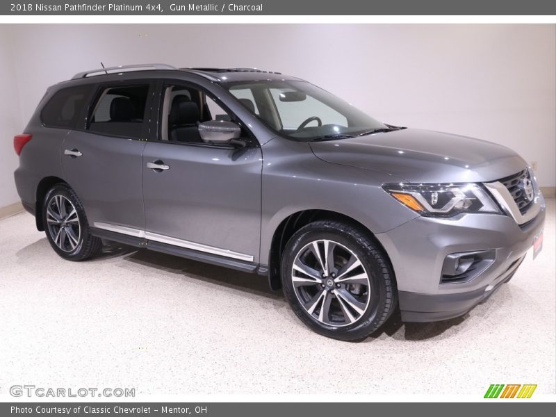 Gun Metallic / Charcoal 2018 Nissan Pathfinder Platinum 4x4