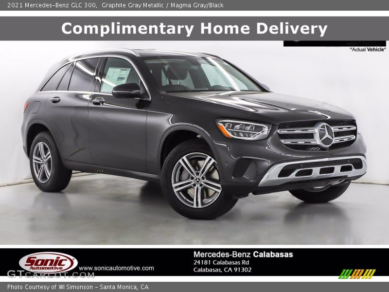 Graphite Gray Metallic / Magma Gray/Black 2021 Mercedes-Benz GLC 300