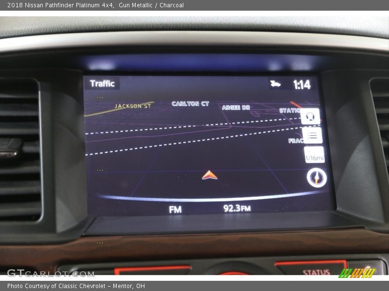 Gun Metallic / Charcoal 2018 Nissan Pathfinder Platinum 4x4
