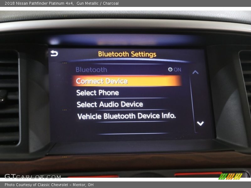 Gun Metallic / Charcoal 2018 Nissan Pathfinder Platinum 4x4