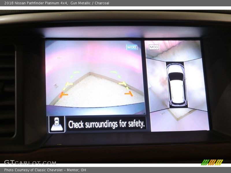 Gun Metallic / Charcoal 2018 Nissan Pathfinder Platinum 4x4