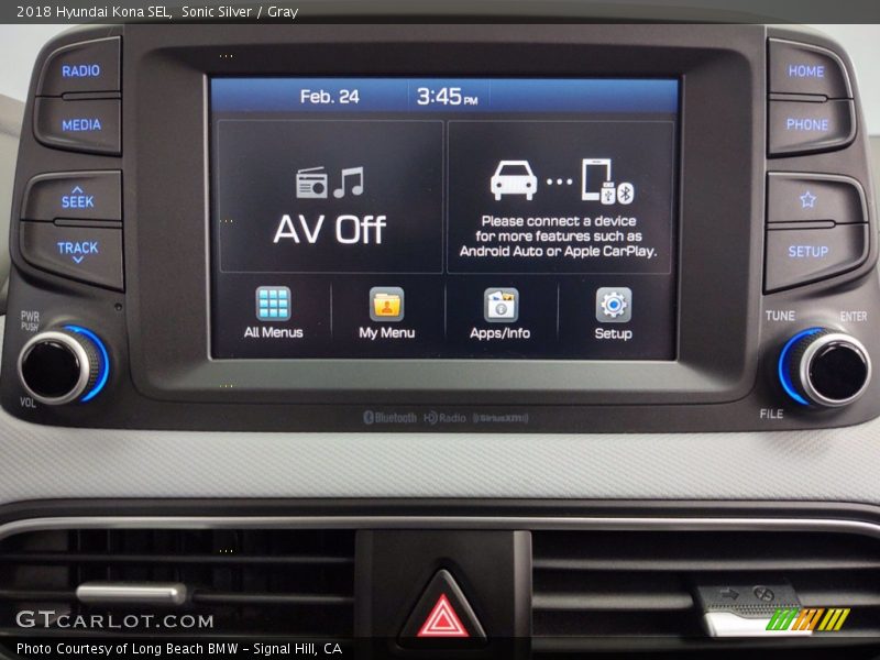 Controls of 2018 Kona SEL