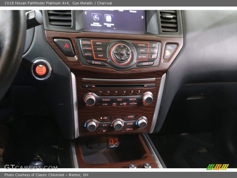 Gun Metallic / Charcoal 2018 Nissan Pathfinder Platinum 4x4