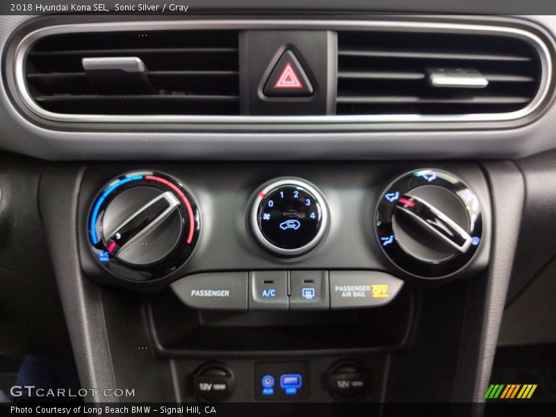 Controls of 2018 Kona SEL
