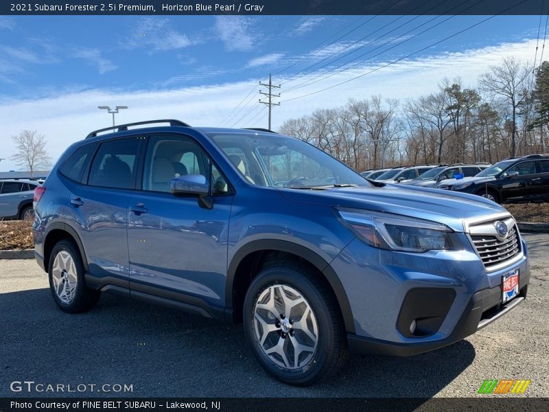 Horizon Blue Pearl / Gray 2021 Subaru Forester 2.5i Premium