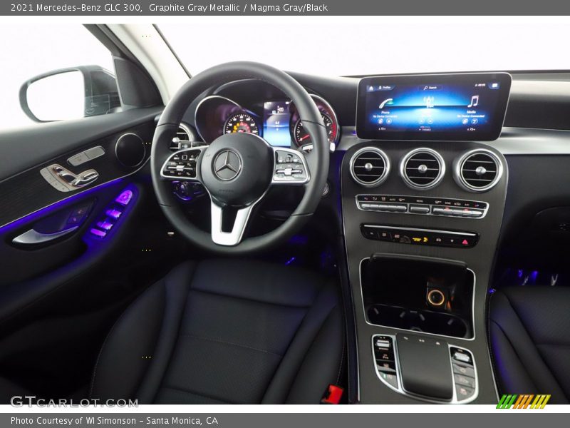 Graphite Gray Metallic / Magma Gray/Black 2021 Mercedes-Benz GLC 300