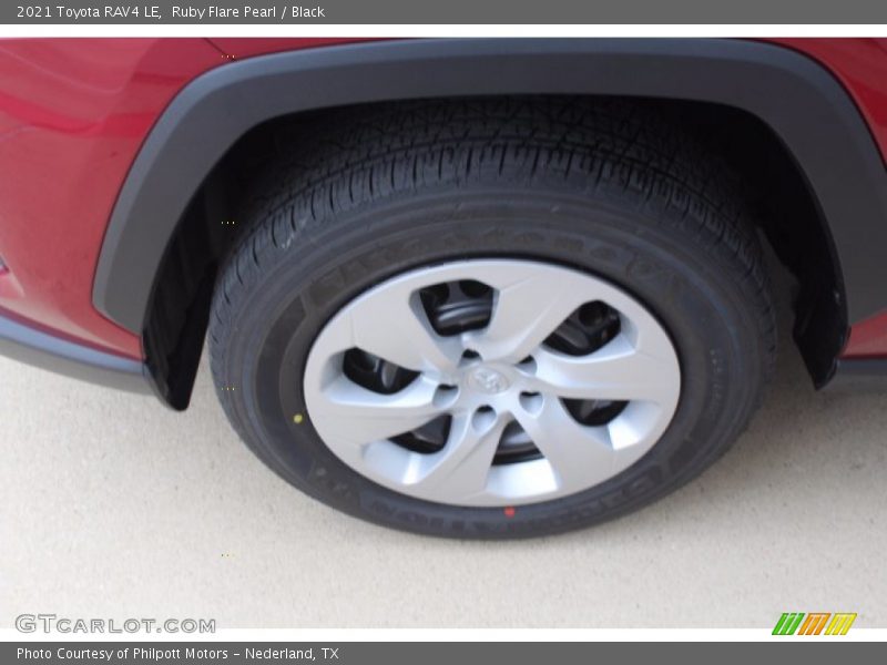 Ruby Flare Pearl / Black 2021 Toyota RAV4 LE
