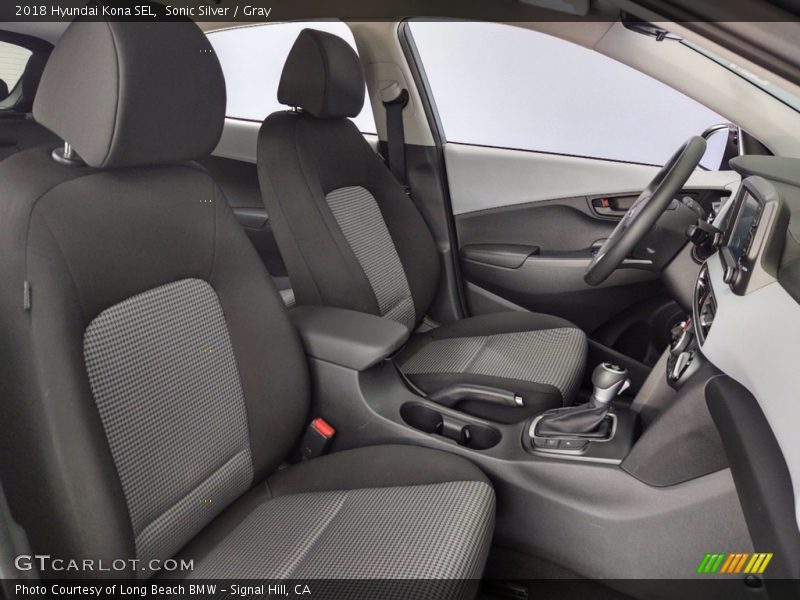 Front Seat of 2018 Kona SEL