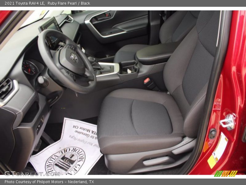 Ruby Flare Pearl / Black 2021 Toyota RAV4 LE