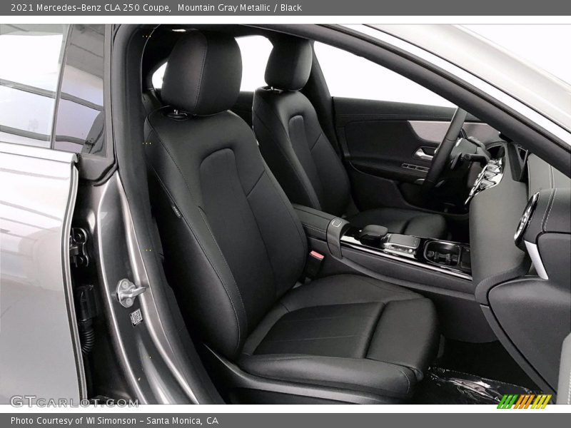 Mountain Gray Metallic / Black 2021 Mercedes-Benz CLA 250 Coupe