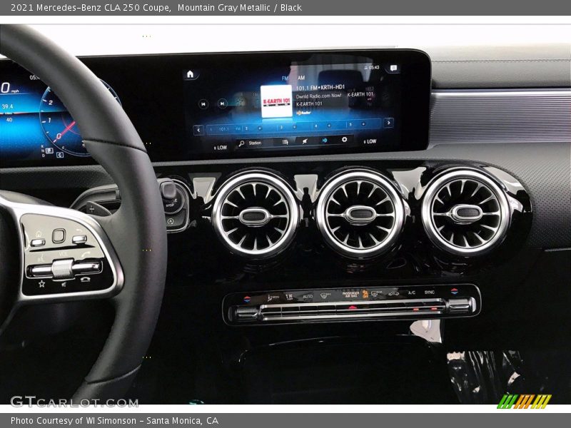 Mountain Gray Metallic / Black 2021 Mercedes-Benz CLA 250 Coupe