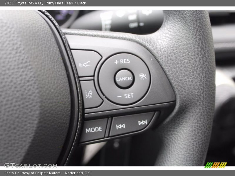 Ruby Flare Pearl / Black 2021 Toyota RAV4 LE