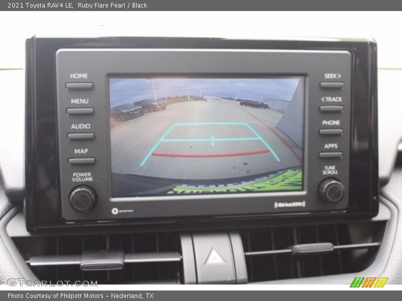Ruby Flare Pearl / Black 2021 Toyota RAV4 LE