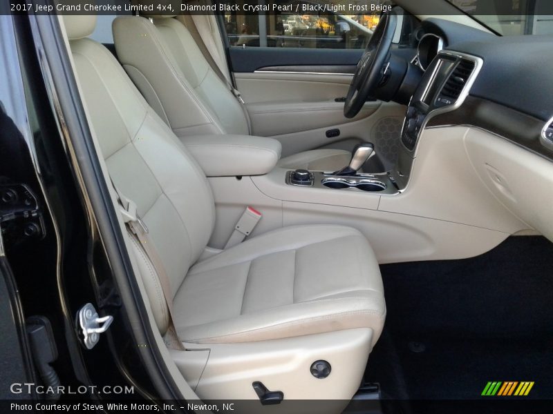 Diamond Black Crystal Pearl / Black/Light Frost Beige 2017 Jeep Grand Cherokee Limited 4x4