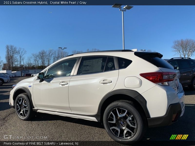 Crystal White Pearl / Gray 2021 Subaru Crosstrek Hybrid
