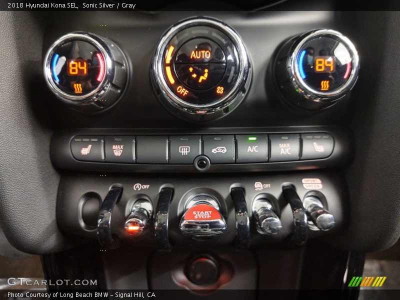 Controls of 2018 Kona SEL
