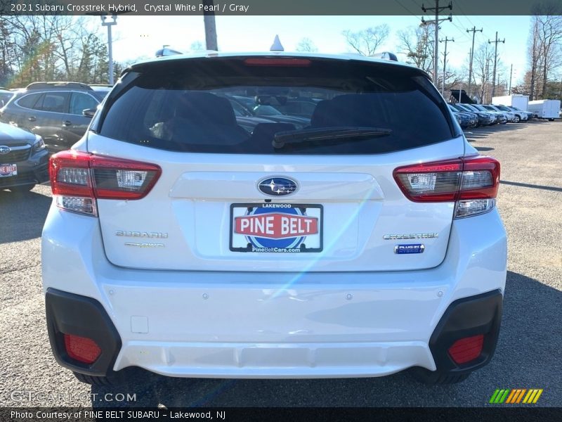 Crystal White Pearl / Gray 2021 Subaru Crosstrek Hybrid