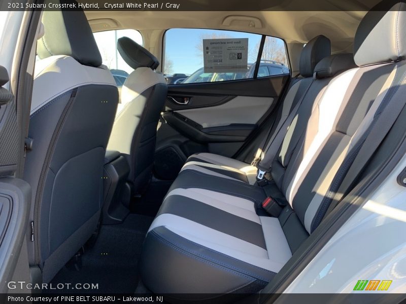 Crystal White Pearl / Gray 2021 Subaru Crosstrek Hybrid