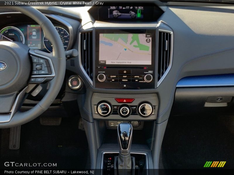 Crystal White Pearl / Gray 2021 Subaru Crosstrek Hybrid