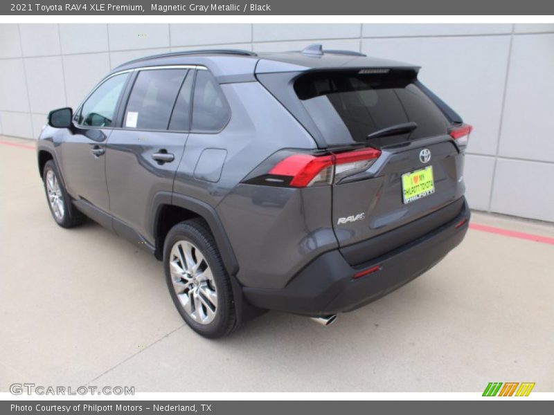Magnetic Gray Metallic / Black 2021 Toyota RAV4 XLE Premium