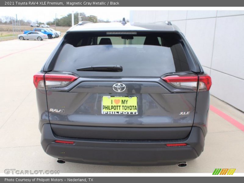 Magnetic Gray Metallic / Black 2021 Toyota RAV4 XLE Premium