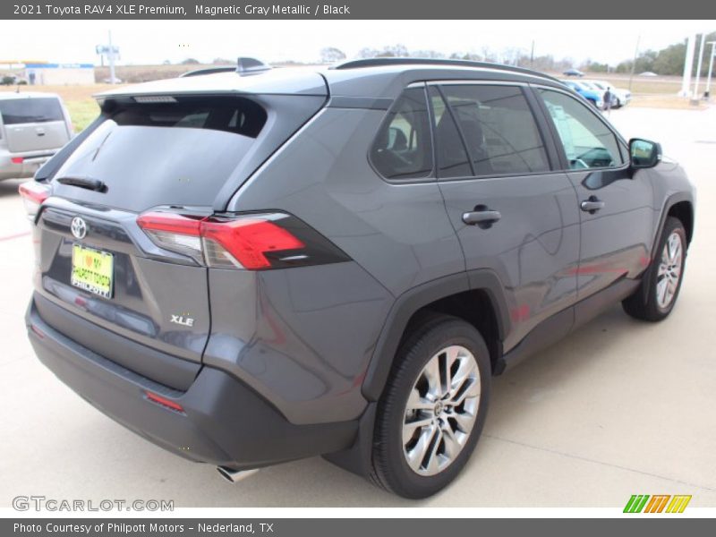 Magnetic Gray Metallic / Black 2021 Toyota RAV4 XLE Premium