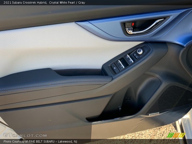 Crystal White Pearl / Gray 2021 Subaru Crosstrek Hybrid