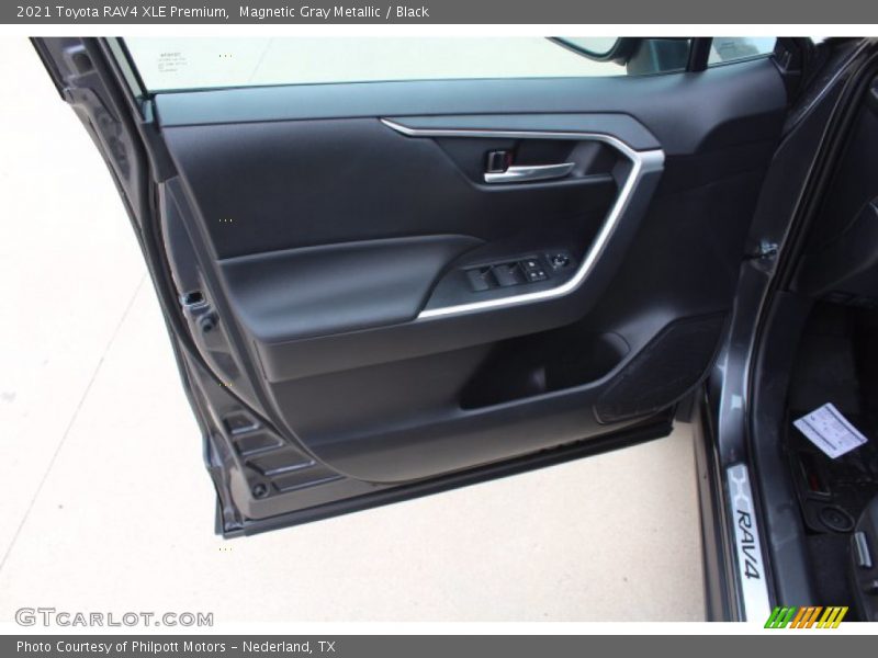 Magnetic Gray Metallic / Black 2021 Toyota RAV4 XLE Premium