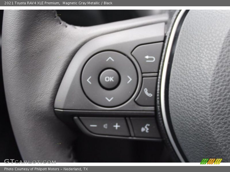 Magnetic Gray Metallic / Black 2021 Toyota RAV4 XLE Premium