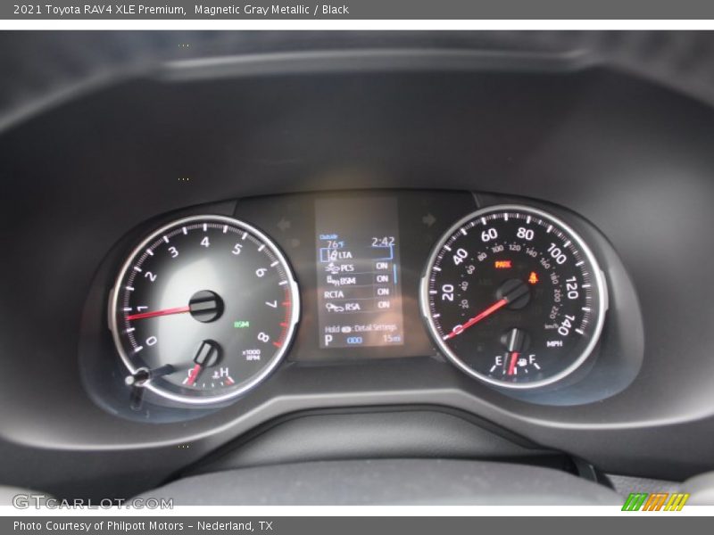 Magnetic Gray Metallic / Black 2021 Toyota RAV4 XLE Premium