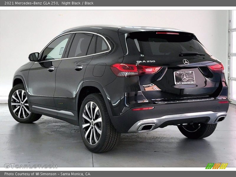 Night Black / Black 2021 Mercedes-Benz GLA 250