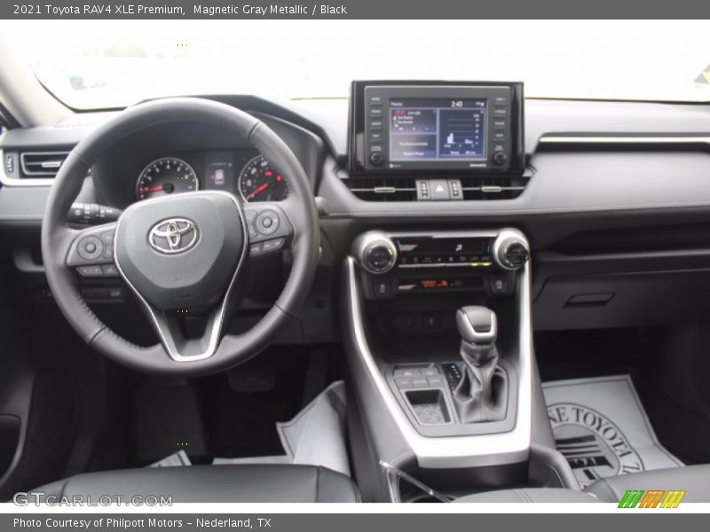 Magnetic Gray Metallic / Black 2021 Toyota RAV4 XLE Premium