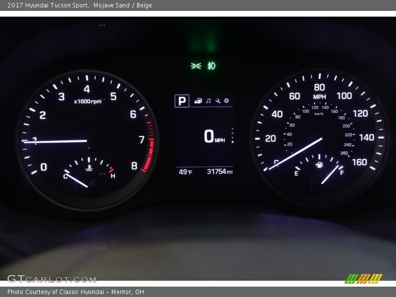 Mojave Sand / Beige 2017 Hyundai Tucson Sport