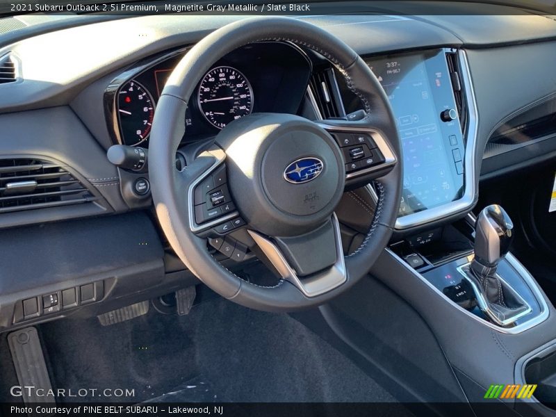Magnetite Gray Metallic / Slate Black 2021 Subaru Outback 2.5i Premium