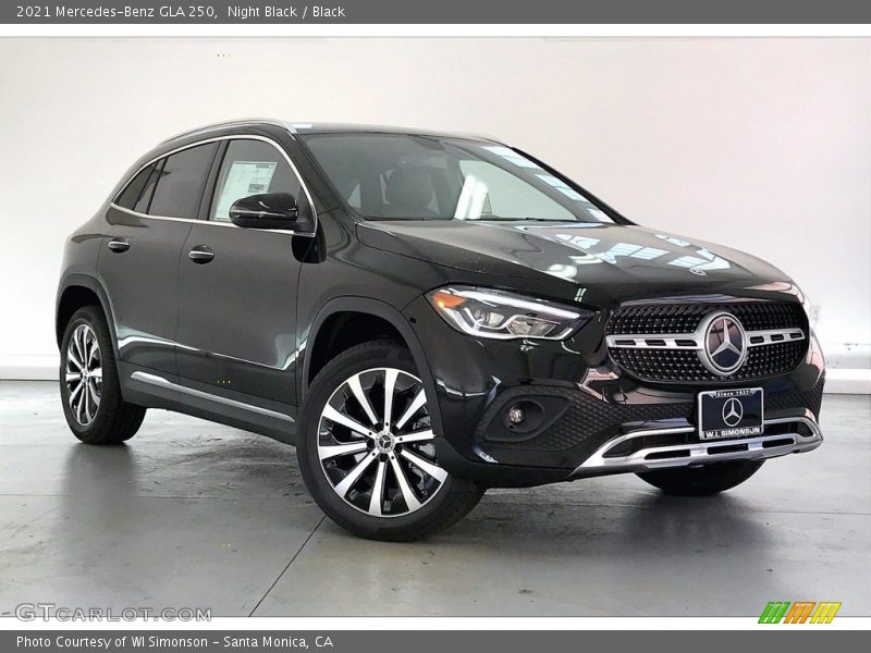 Night Black / Black 2021 Mercedes-Benz GLA 250