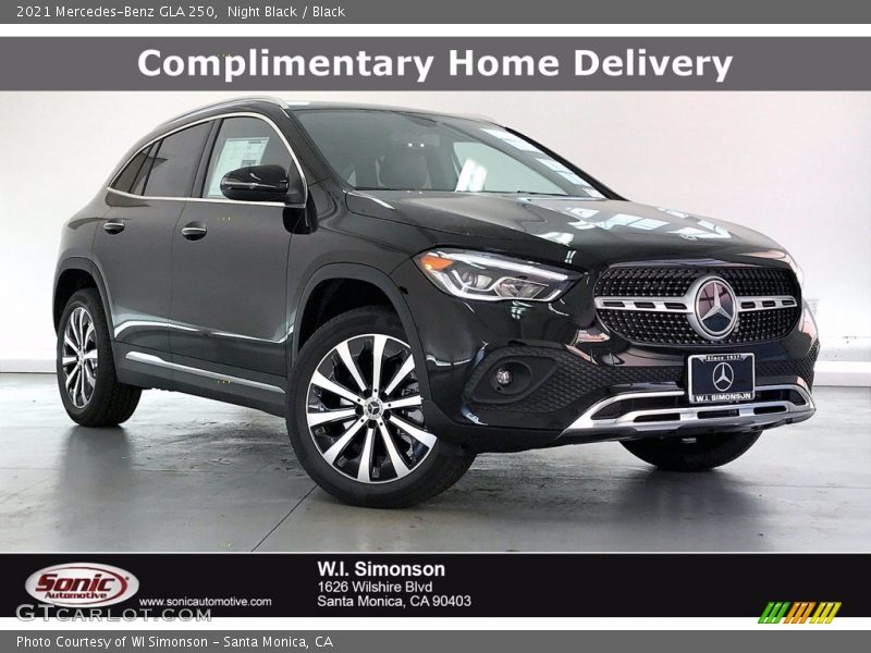 Night Black / Black 2021 Mercedes-Benz GLA 250
