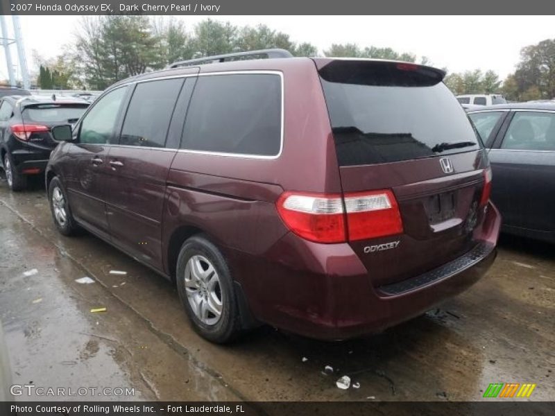 Dark Cherry Pearl / Ivory 2007 Honda Odyssey EX