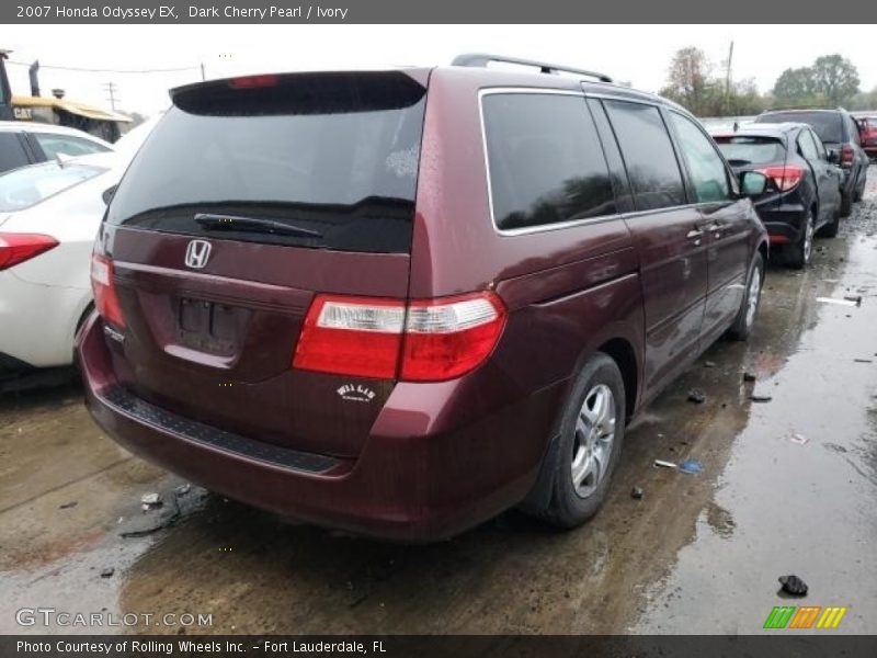 Dark Cherry Pearl / Ivory 2007 Honda Odyssey EX