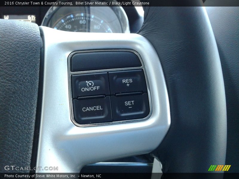 Billet Silver Metallic / Black/Light Graystone 2016 Chrysler Town & Country Touring