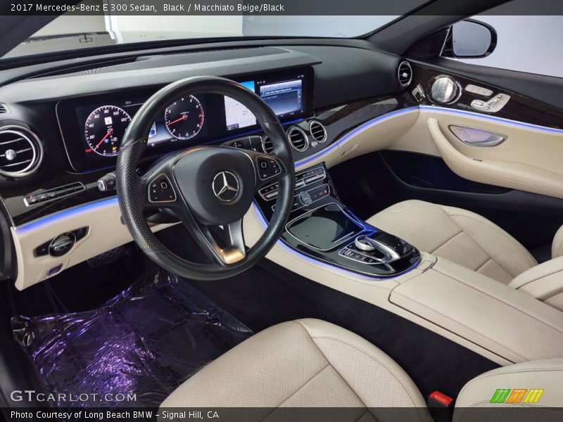 Macchiato Beige/Black Interior - 2017 E 300 Sedan 