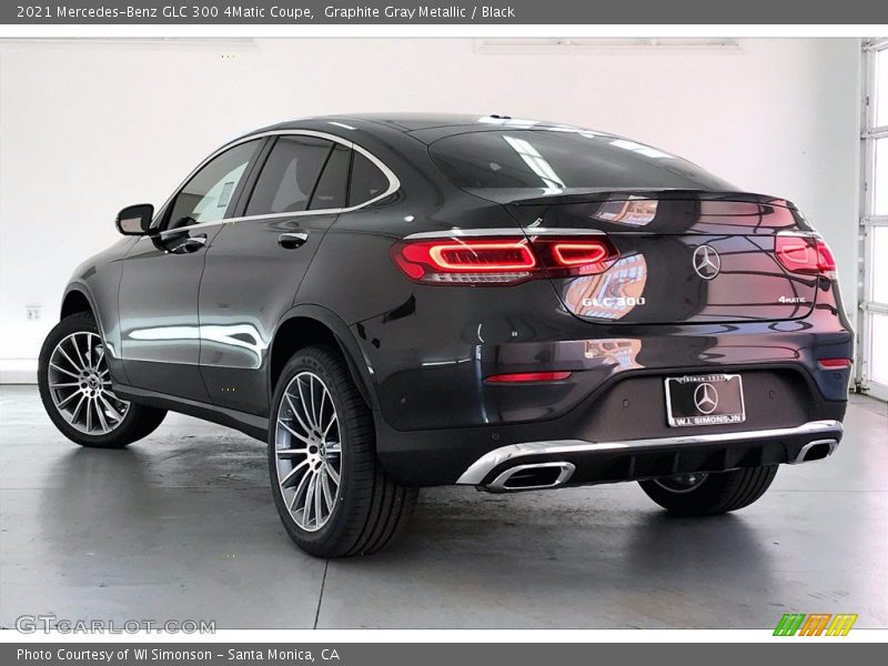 Graphite Gray Metallic / Black 2021 Mercedes-Benz GLC 300 4Matic Coupe