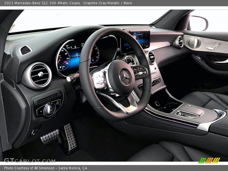 Graphite Gray Metallic / Black 2021 Mercedes-Benz GLC 300 4Matic Coupe