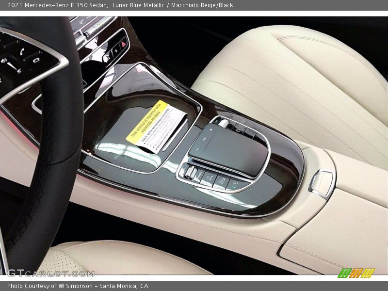 Lunar Blue Metallic / Macchiato Beige/Black 2021 Mercedes-Benz E 350 Sedan
