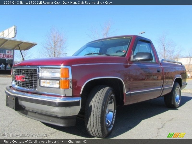  1994 Sierra 1500 SLE Regular Cab Dark Hunt Club Red Metallic