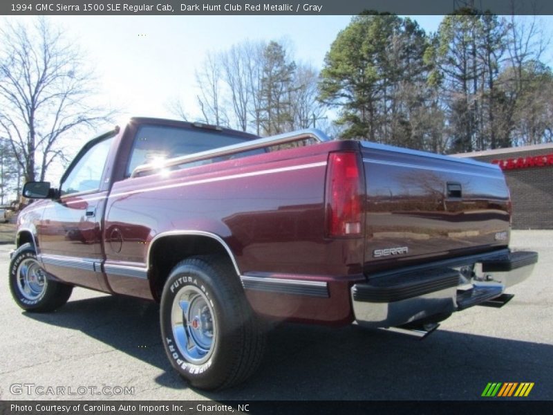  1994 Sierra 1500 SLE Regular Cab Dark Hunt Club Red Metallic