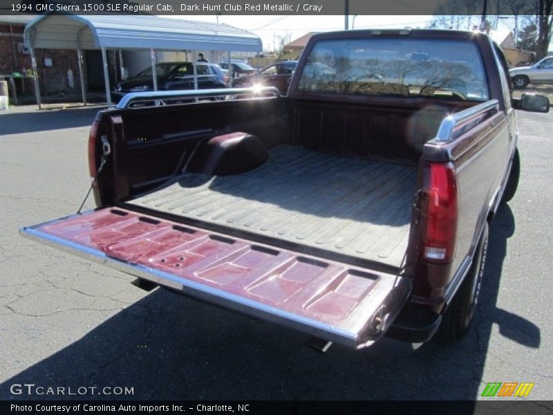 Dark Hunt Club Red Metallic / Gray 1994 GMC Sierra 1500 SLE Regular Cab