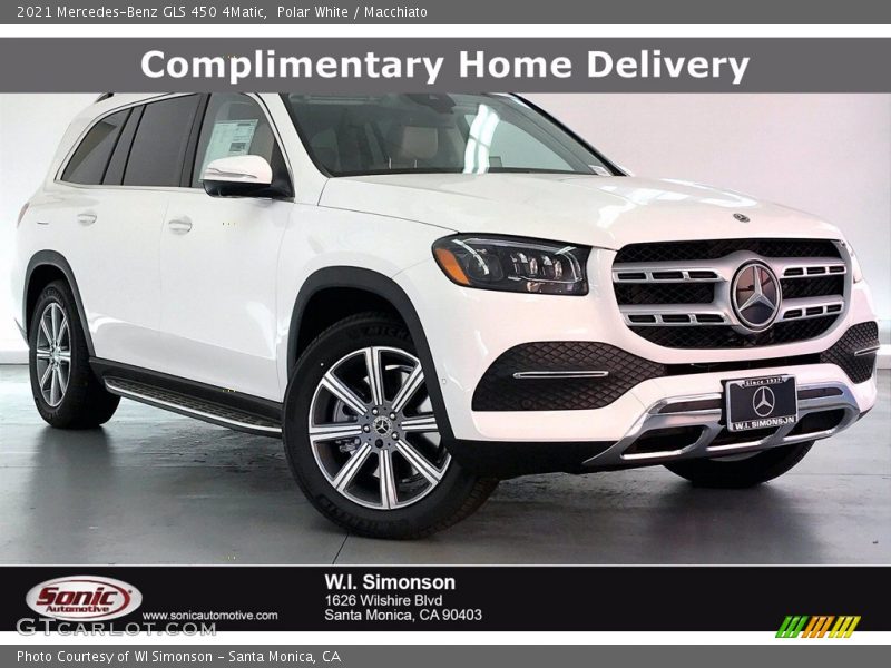 Polar White / Macchiato 2021 Mercedes-Benz GLS 450 4Matic