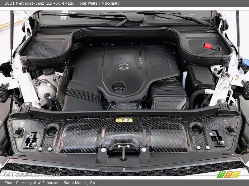 Polar White / Macchiato 2021 Mercedes-Benz GLS 450 4Matic