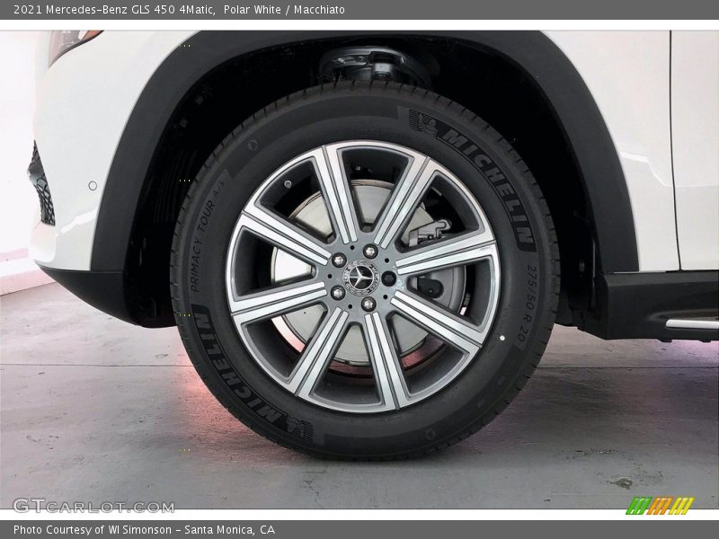 Polar White / Macchiato 2021 Mercedes-Benz GLS 450 4Matic