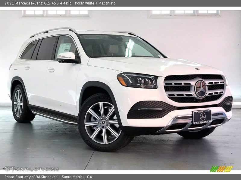 Polar White / Macchiato 2021 Mercedes-Benz GLS 450 4Matic